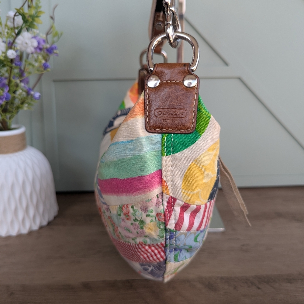 Coach Multicolor Patchwork Shoulder Bag - Picture 5 of 13